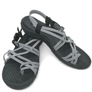 Skechers Gray Sandals women sz 8